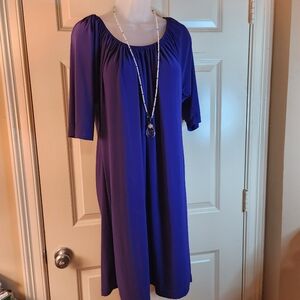 3/$20 Pre-owned Tiana Purple Size L Dress,